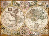 Puzzle 3000 Elementów Stara Mapa Clementoni