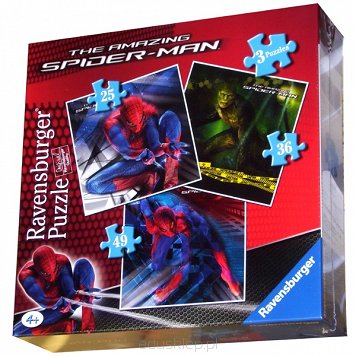 Puzzle 3 w 1 Spiderman Ravensburger