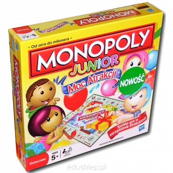 Gra Monopoly Junior Party Hasbro