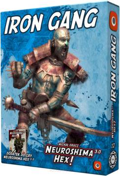 Iron Gang dodatek do gry Neuroshima HEX (edycja 3.0) widok pudełka