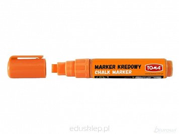 Marker kredowy 8x5 mm pomarańczowy  291