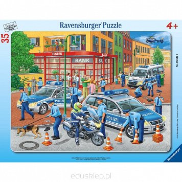 Puzzle 35 Elementów Duże Siły Policyjne Ravensburger