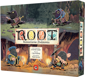 Podziemia dodatek do gry Root (edycja polska) widok pudełka
