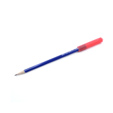 Ołówek z gryzakiem logopedycznym transparentny czerwony 