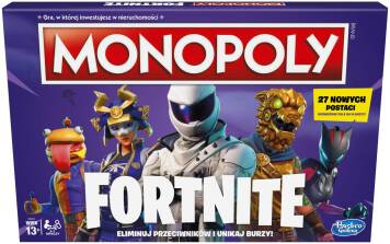 Monopoly: Fortnite (polska edycja fioletowa) gra strategiczna