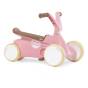 GO2 Gokart jeździk rowerek 2w1 Retro Pink