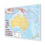 Australia polityczna 148x98cm. Mapa magnetyczna.
