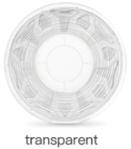 Filament PETG średnica 1,75 mm 1 kg Transparent
