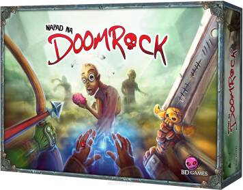 Napad na Doomrock (trzecia edycja) gra karciana widok pudełka