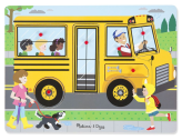 Puzzle dźwiękowe - autobus szkolny 