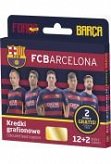 Kredki grafionowe FC Barcelona fan 4 -12+2 kolory gratis