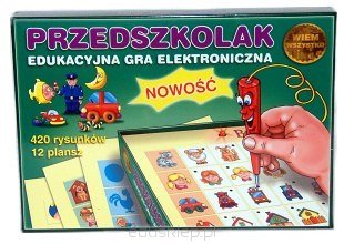 Elektroniczna gra edukacyjna, w trakcie której dzieci uczą się wyszukiwania różnic, odnajdywania i kojarzenia cech wspólnych oraz poznawania kształtów.