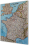 Francja, Belgia, Holandia, Anglia, Walia polityczna 64x77cm. Mapa magnetyczna.