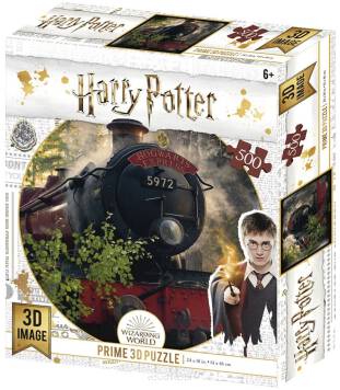 Harry Potter: Magiczne puzzle - Hogwart Express (500 elementów) widok pudełka