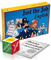 Gra językowa Just the Job - wersja z rozbudowaną instrukcją w języku polskim oraz dodatkową kostką do gry.
Just the Job jest zespołową grą językową umożliwiającą opanowanie 40 najważniejszych nazw zawodów w języku angielskim.