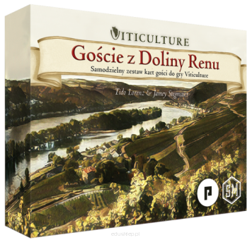 Viticulture: Goście z Doliny Renu dodatek do gry Viticulture Essential Edition widok pudełka
