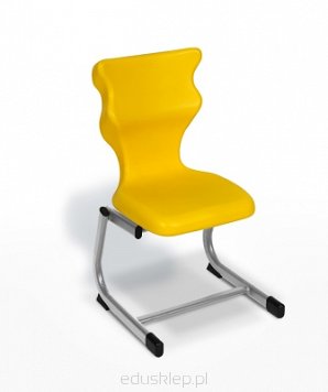 Krzesło szkolne C-line rozmiar 4 (wzrost dziecka 133- 159 cm) zapewnia wygodę oraz prawidłową postawę ucznia podczas zajęć lekcyjnych.