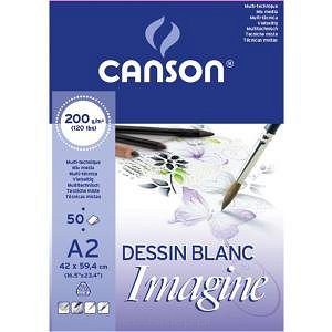 Blok mix-media Canson Imagine A3 200g 50ark (200006007)