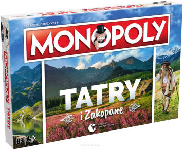 Monopoly: Tatry i Zakopane gra strategiczna opakowanie