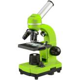 Mikroskop uczniowski Bresser Biolux SEL 40x-1600x  zielony