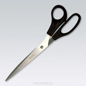 Nożyczki biurowe Titanum czarne 25cm (S02058)