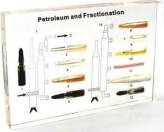 Ropa naftowa, jej destylacja i produkty - 12 próbek w akrylu
