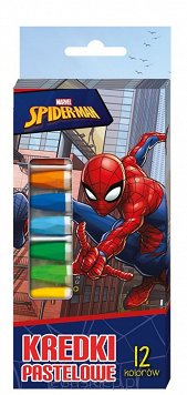 Kredki pastelowe 12 kolorów  Spider Man
