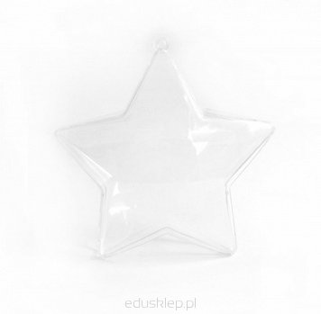 Gwiazdy akrylowe 10,5 cm, 6 szt. (DIAK-006)