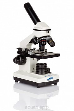 Delta Optical BioLight 200 to nowoczesny i funkcjonalny mikroskop zaprojektowany zarówno dla początkujących jak i średnio-zaawansowanych użytkowników.
Zastosowanie szklanej optyki pozwoliło uzyskać jasny i ostry obraz bez zniekształceń. Dzięki zastosowaniu achromatycznych obiektywów mikroskop posiada powiększenie od 40x do 400x.