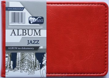 Album Jazz na dokumenty czerwony