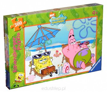 Puzzle 300 Elementów Spongebob Na Wakacjach Ravensburger