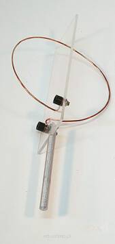 Przewodnik kołowy wykorzystywany jest do demonstracji lub ćwiczeń uczniowskich wykazujących wytwarzanie pola magnetycznego przez prąd płynący w przewodniku. 