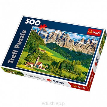 Puzzle 500 Elementów Dolomity, Włochy Trefl