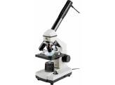 Mikroskop Sagittarius SCHOLAR 1 40x-1280x PC okular  walizka stolik krzyżowy zasilanie bateryjne i sieciowe