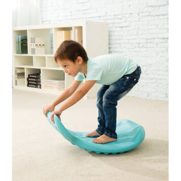 Deska do balansowania Whally to świetna zabawka do ćwiczenia równowagi, Dzieci mogą siedzieć lub stać na desce, aby ćwiczyć równowagę i stymulację sensoryczną.