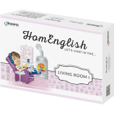 Homenglish Let's chat in the living room gra językowa - język angielski