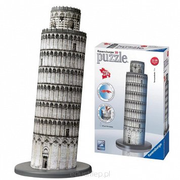 Puzzle 217 Elementów 3D Krzywa Wieża w Pizie Ravensburger