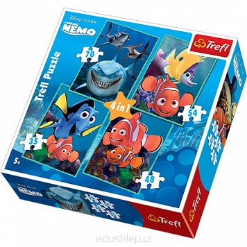 Puzzle 4W1 Nemo Trefl