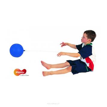 Piłka na lince przeznaczona jest do różnych ćwiczeń ruchowych, kształtowania precyzji ruchu, zręczności, sprytu, reakcji oraz umiejętności panowania nad własnym ciałem.