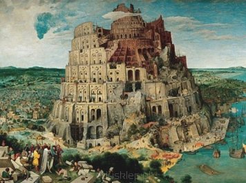Puzzle 1500 Elementów Wieża Babel Clementoni