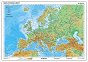Europa fizyczna i polityczna mapa dwustronna