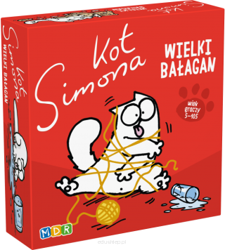 Kot Simona: Wielki bałagan gra karciana widok pudełka