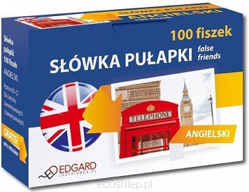 Angielski 100 Fiszek Słówka Pułapki