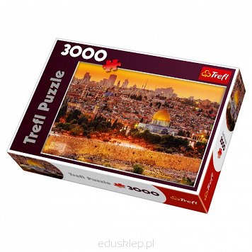 Puzzle 3000 Elementów Dachy Jerozolimy Trefl