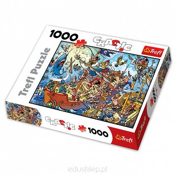 Puzzle 1000 Elementów Chaotic Puzzle Piraci Trefl