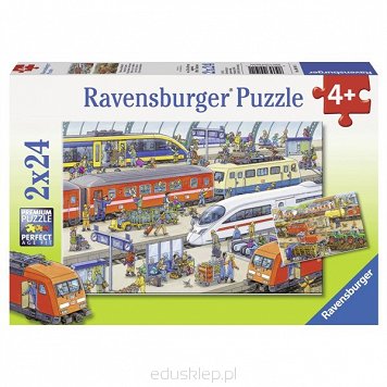 Puzzle 2X24 Elementów Dworzec Ravensburger