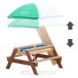 Stół piknikowy - wyjmowany parasol