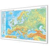 Europa fizyczna z elementami ekologii 166x116cm. Mapa magnetyczna.