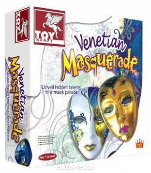 Stwórz własną maskę wenecką z zestawem Toy Kraft!