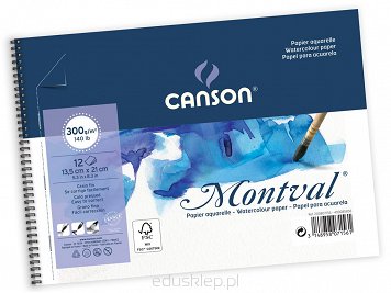 Blok akwarela Canson Montval torchon A3 270g 12ark snowy grain (200807325)